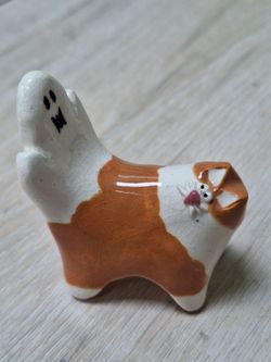 Cat/Ghost by Racine, Wisconsin artist Chris Rademacher
