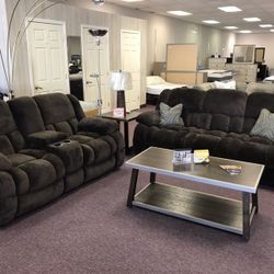 New reclining sofa and loveseat