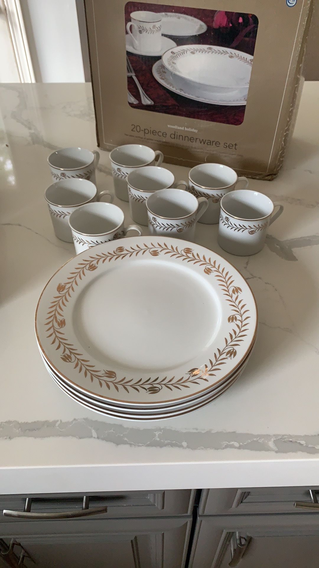 Martha Stewart every day 20 piece dinnerware set