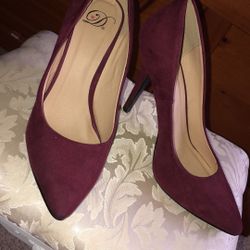 Burgundy Heels