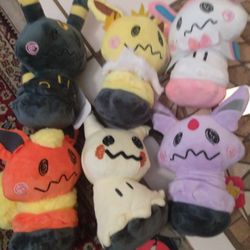 Brand New Pokemon Plushies15 Each