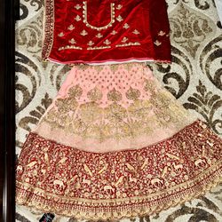 Beautiful Indian Bridal  Outfit  (Lahenga )