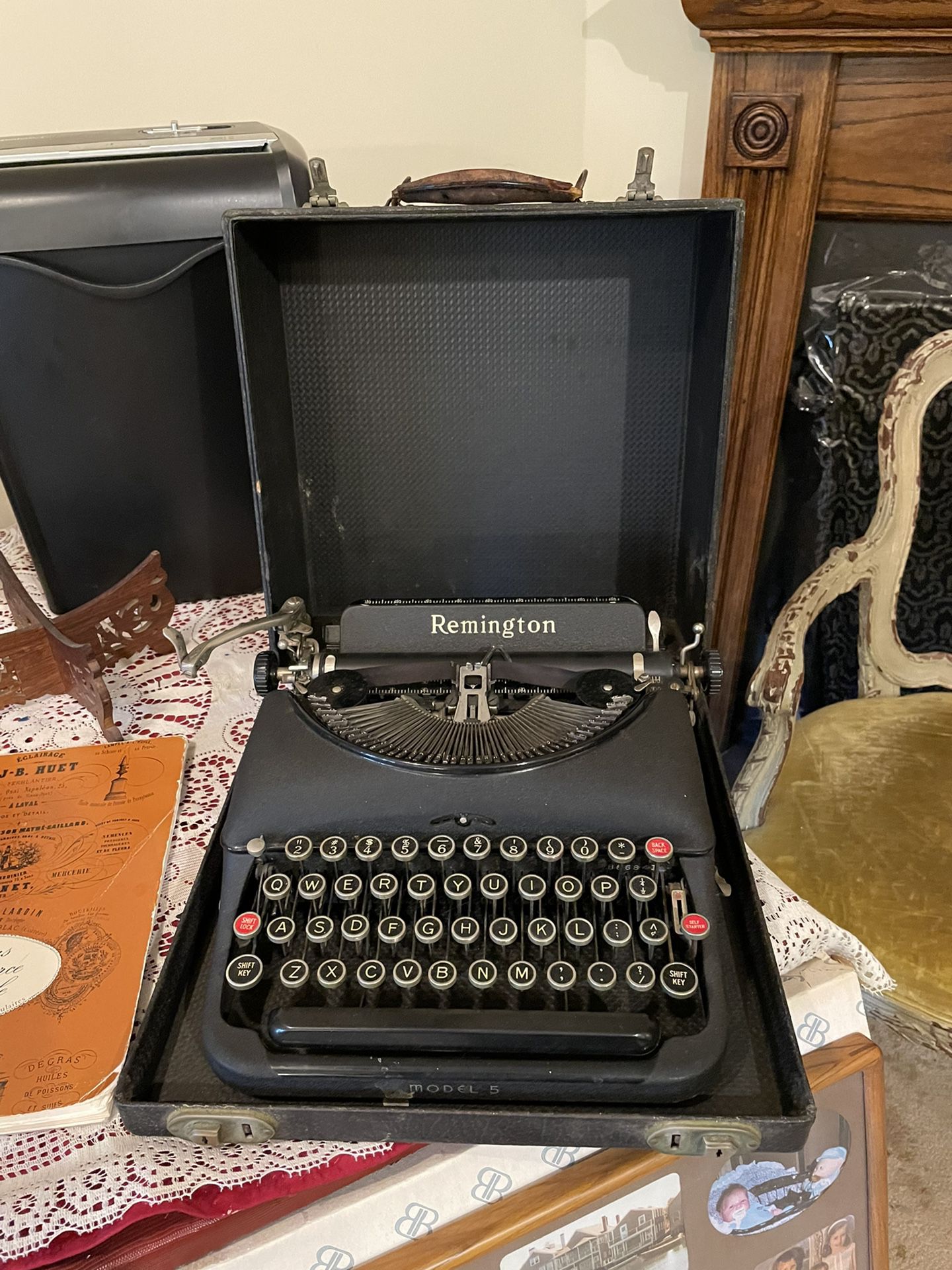 Vintage Remington Model 5 Typewriter