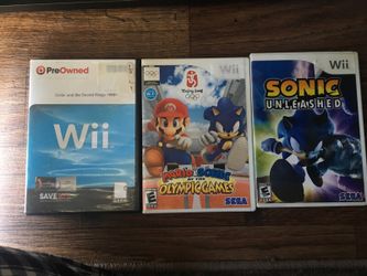 Wii console games!