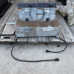 Costway Electric Countertop Dual Fryer 
