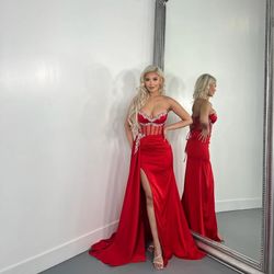 Red Prom Dress Size 4 From Alglist