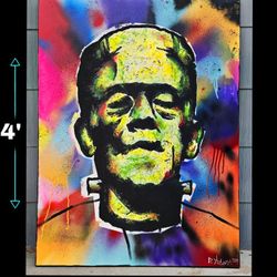 Large FRANKENSTEIN Painting 3ft. x 4ft.