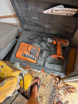 RIDGID Cordless Drill with Charger and Case
