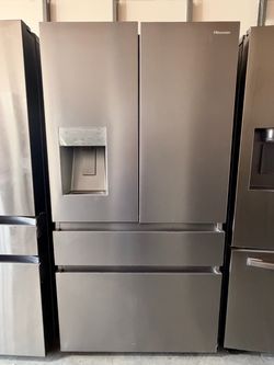 Hisense French Door Refrigerator Stainless Steel