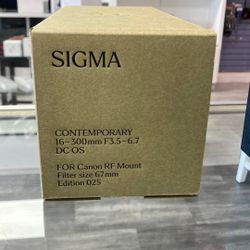Sigma 16-300mm F3.5-6.7 Lens For Canon RF