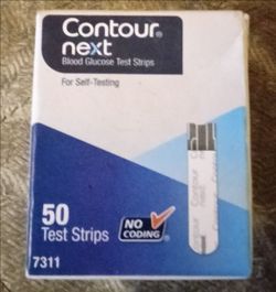 Contour diabetic test strips 50 count box expiration date is 10/31/2029 brand new sealed