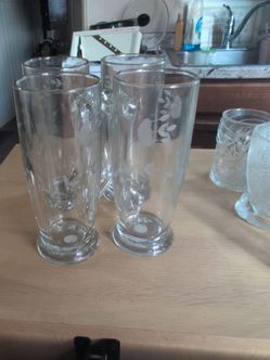 Princess house set of 4 beer mugs