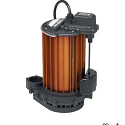 Liberty Pumps 457-2 Vertical Magnetic Float 1/2 HP Submersible Sump Pump, BLACK