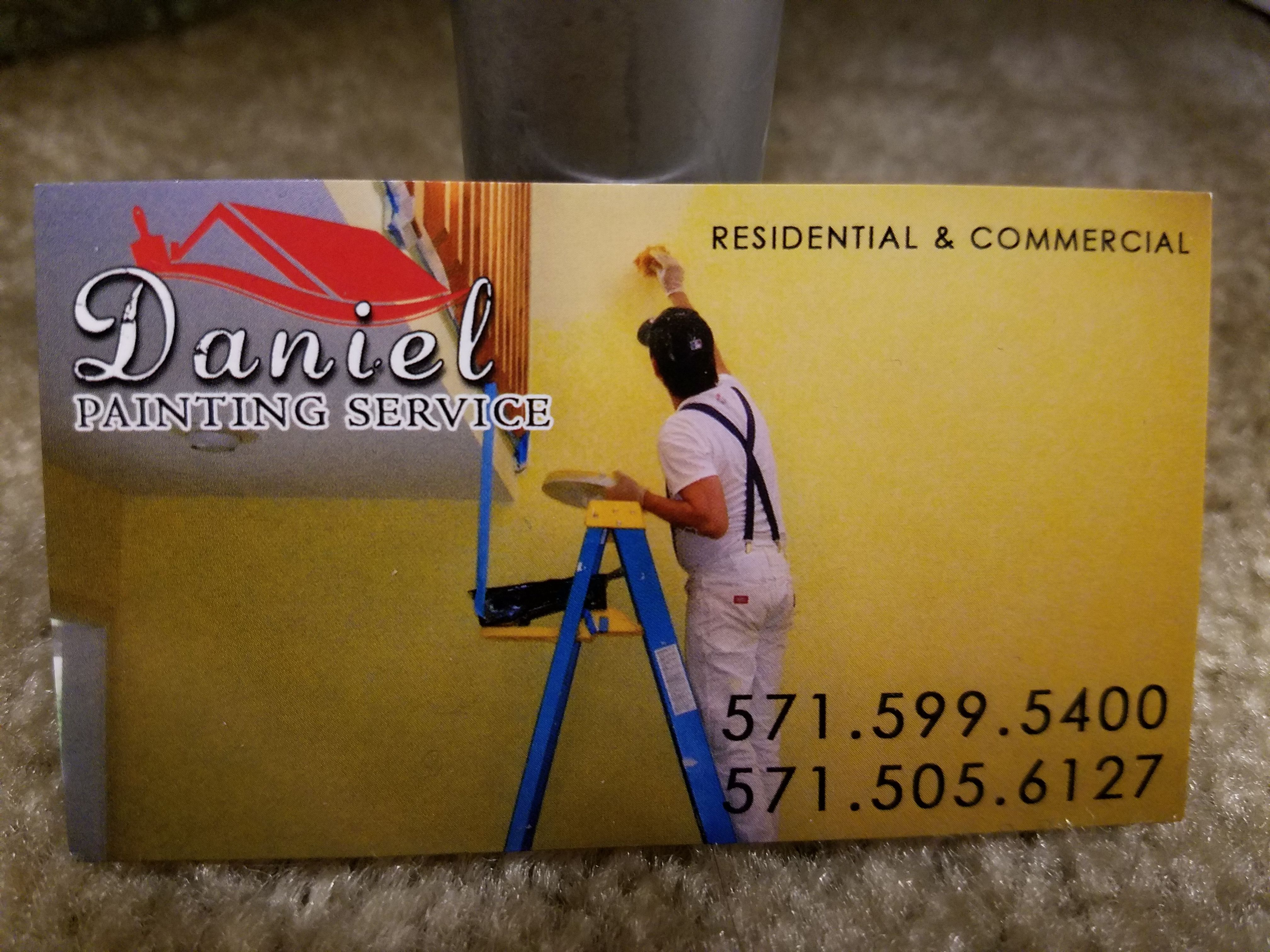 Daniel's painting service.