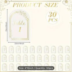 Table Numbers And Card Holders