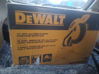 Dewalt Double Bevel Sliding Compound Miter Saw Dws780