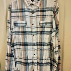 Men's flannel shirt size xl