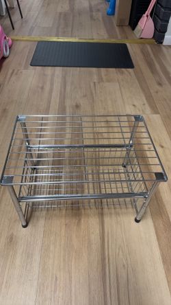 Under Sink Storage Basket Rack