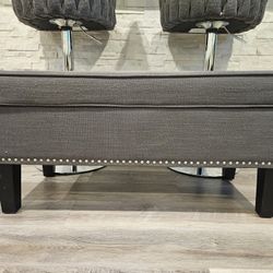 Gray Ottoman 
