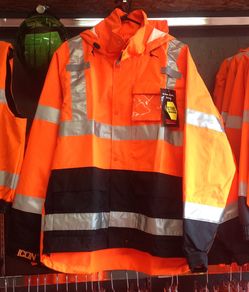 Class 3 Breathable, Waterproof, High Visibility Jacket