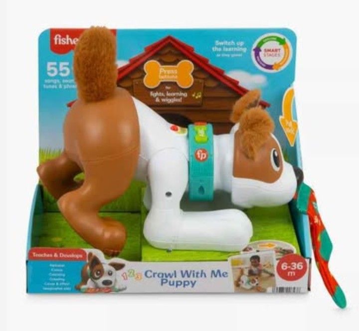 Fisher Price crawl with me puppy