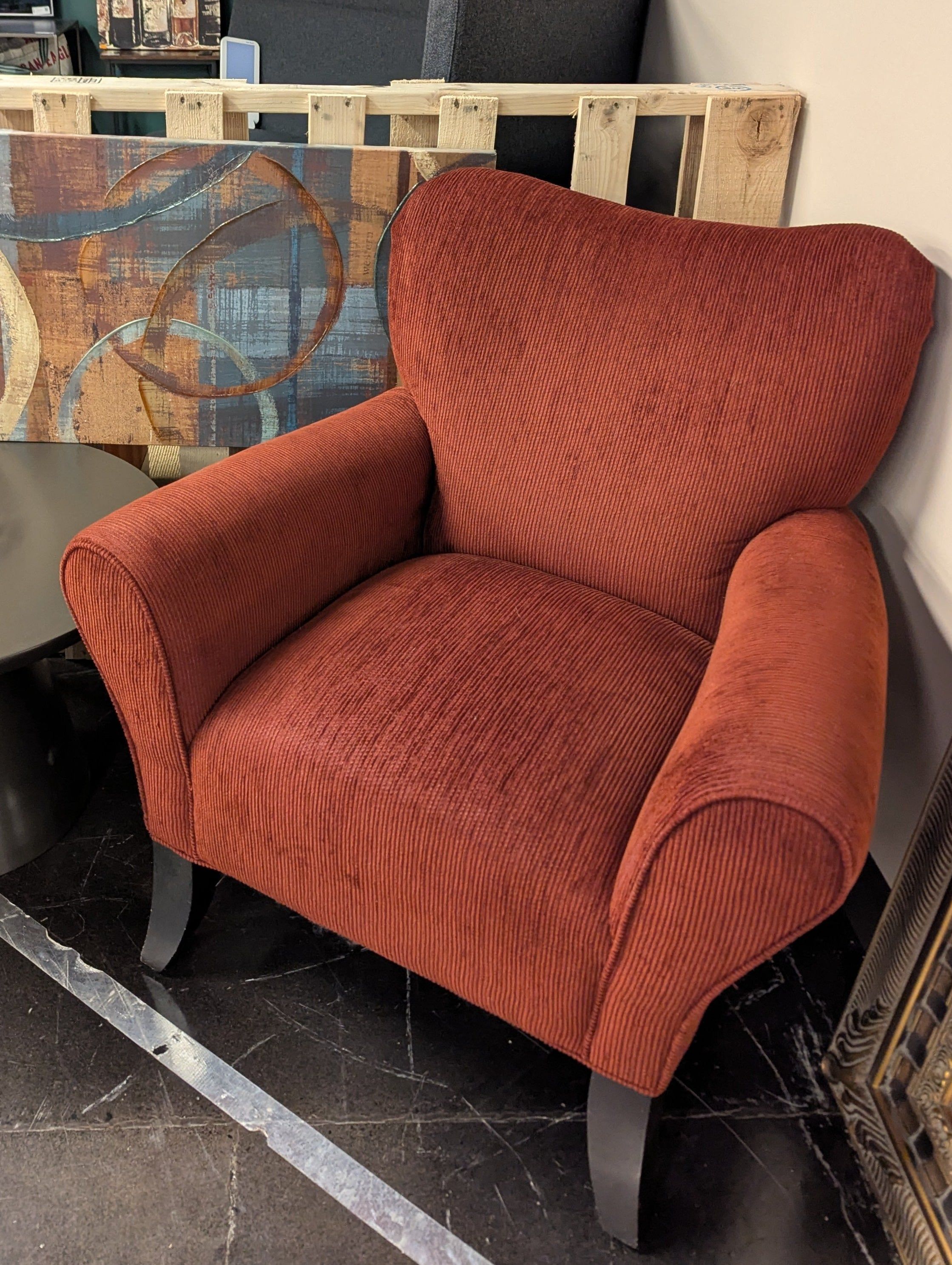 Rust Bucket Style Armchair