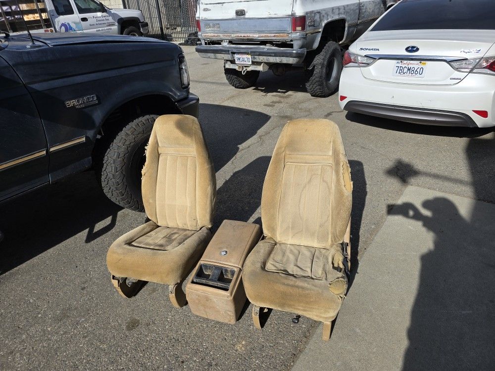 Original Front Seats and Console 