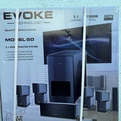 5.1 Home Theater System 1500W Surround Sound New in Box