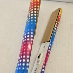 CHI ULTRA 1" Flat Iron Hair Straightener – Rainbow Pop – Fast Heat 425°F