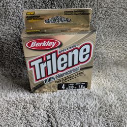 Berkley Trilene 4lb fluorocarbon Fishing Line New!