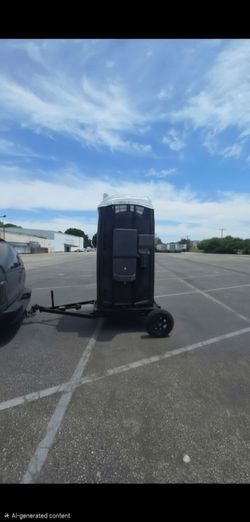 Black porter potty