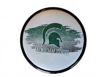Michigan State Spartans round folding stool