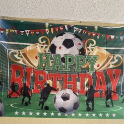 Happy Birthday Soccer Sign