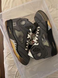 Jordan 5 Off White Muslin Size 8.5 Og All