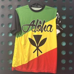 ALOHA Hawaiian Roadside T-shirt Size Large L Lrg