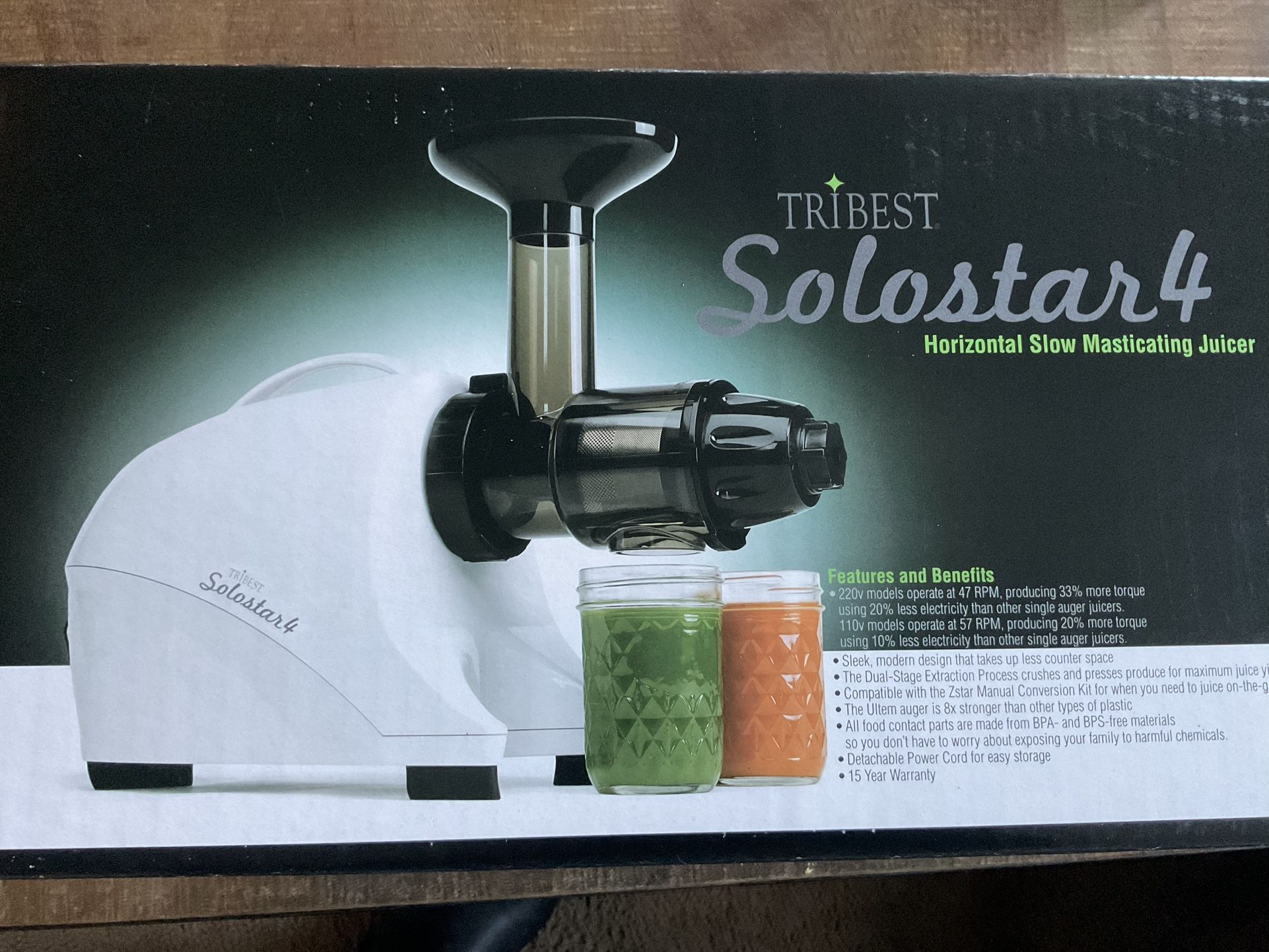 Juicer Semi-new Solostar 4 Cold Pressed Juicer 