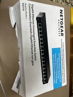 New netgear business 16-port gigabit Ethernet unmanaged switch