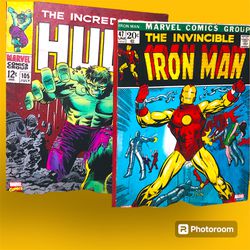 Marvel Iron Man And Hulk Wall Decor