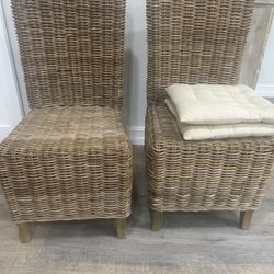 2 Restoration Hardware Chairs 