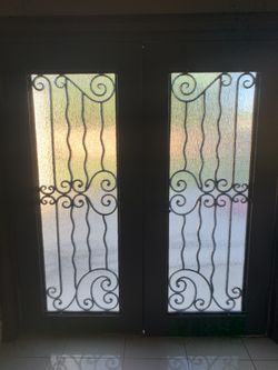 Iron door