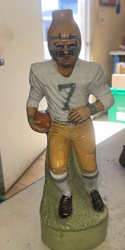 1980 Cleveland Browns #7 Vento Vin Santo  White Table Decanter Hand Painted