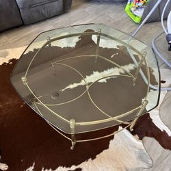 Vintage Glass coffee table