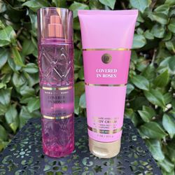 Bath & Body Works Covered in Roses Body Mist and Lotion