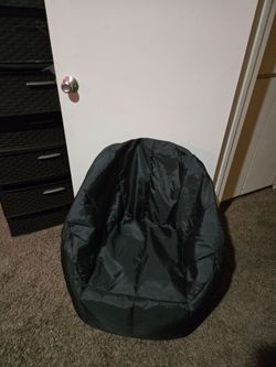 Big Joe bean bag chair (black)
