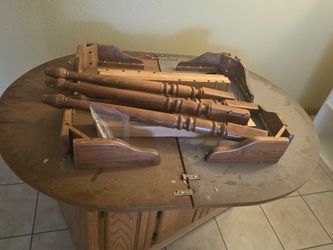 Disassembled table 5ft by 4 ft comes with 4 chairs