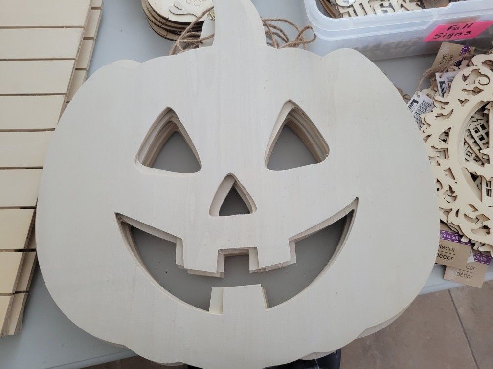DIY Wood Decor,  Pumkin