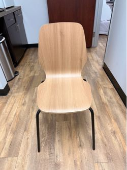 Modern Wood Dining / Office Chairs – Set of 6