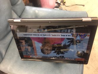 Lenovo convertible notebook TouchScreen intel corei5 2nd gen 128gb SSD 4gb ram win 10