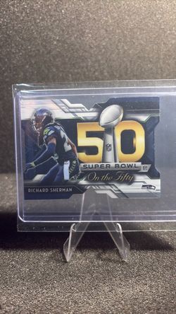 Richard Sherman Super Bowl 50 NFL Trading Card