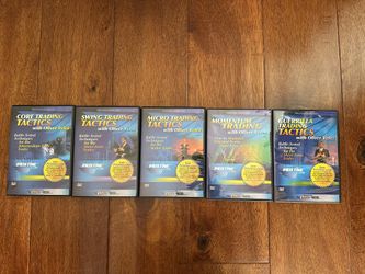 5 x DVDs Stock Market Trading Tactics Learn Techniques Trader Velez Finance